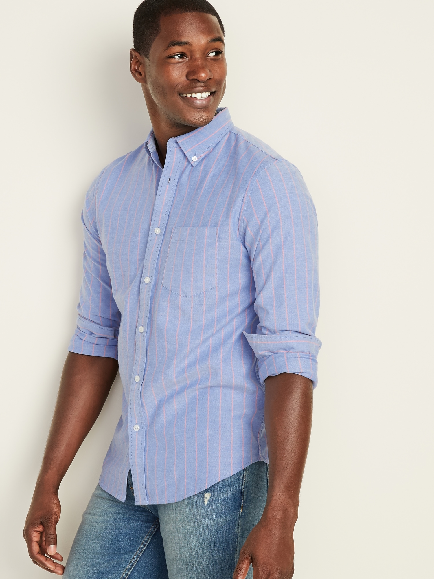 slim flex oxford shirt