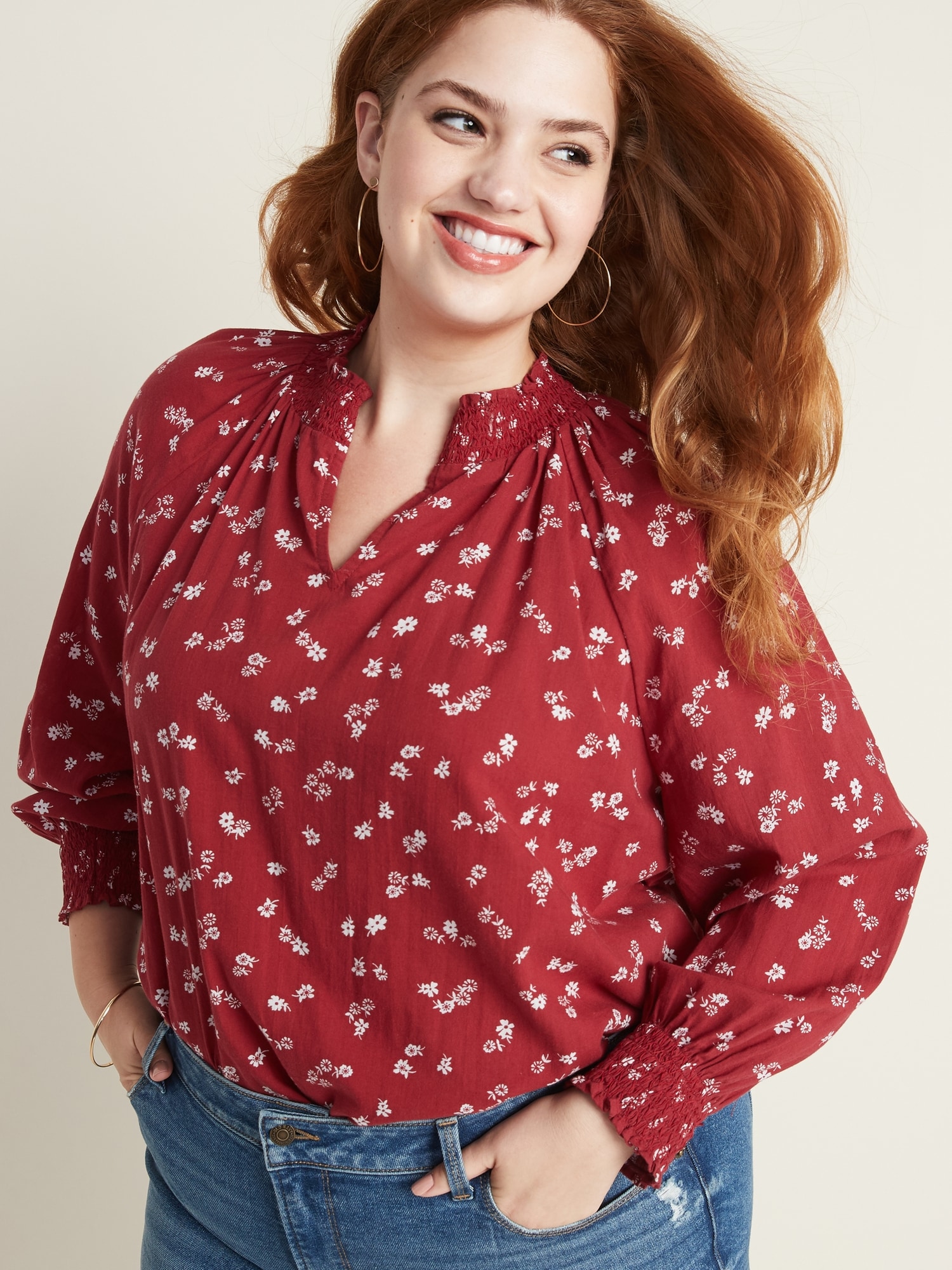 gauze blouses plus size