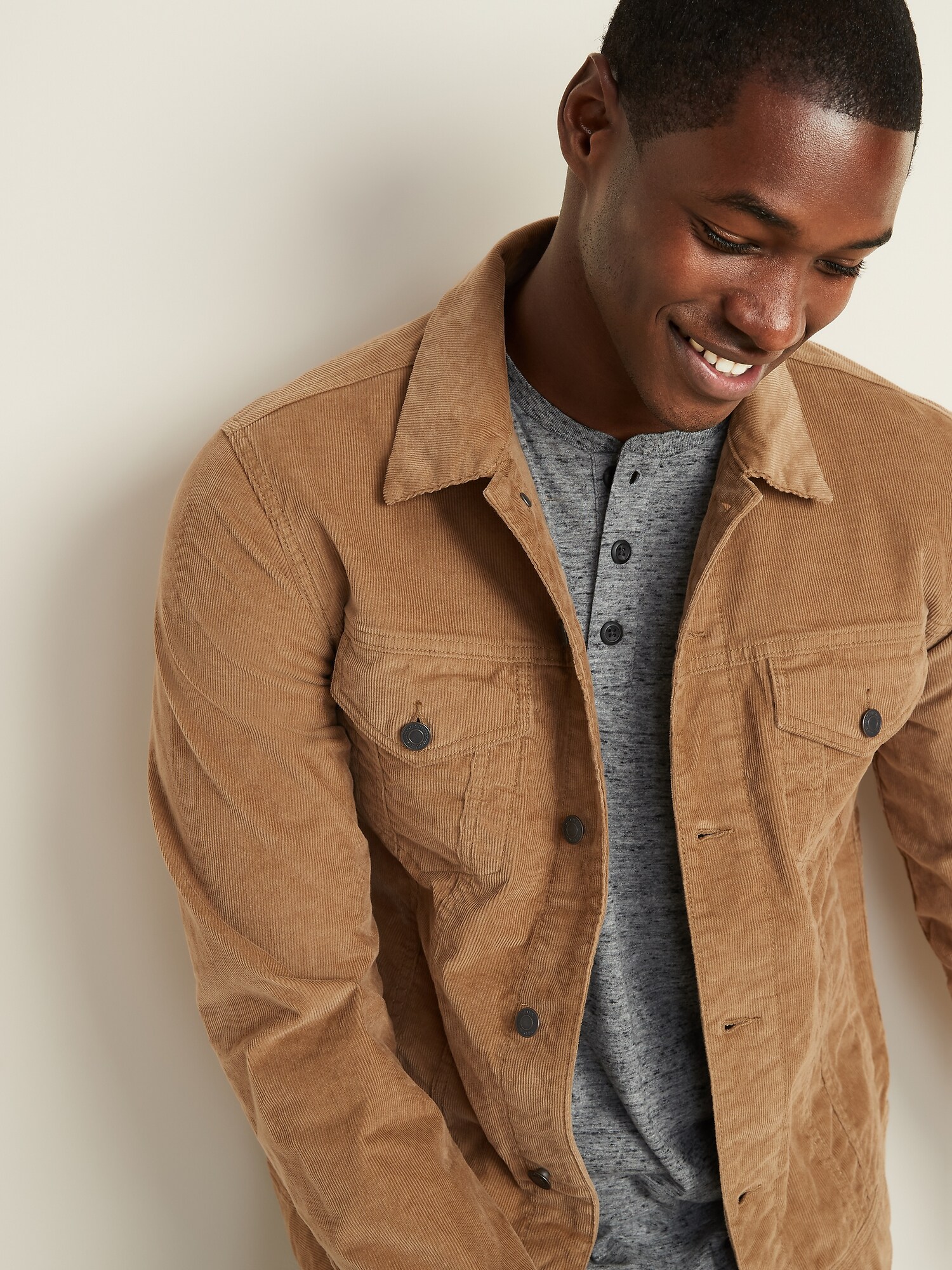 Corduroy trucker outlet jacket mens