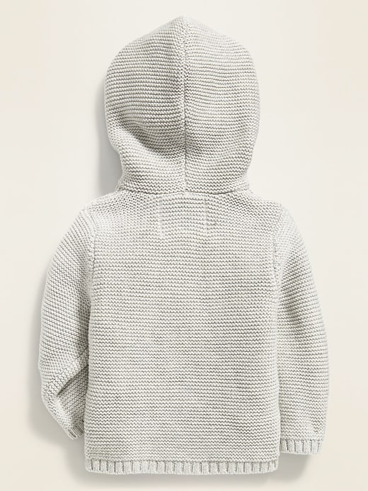 Unisex Button-Front Hooded Sweater for Baby