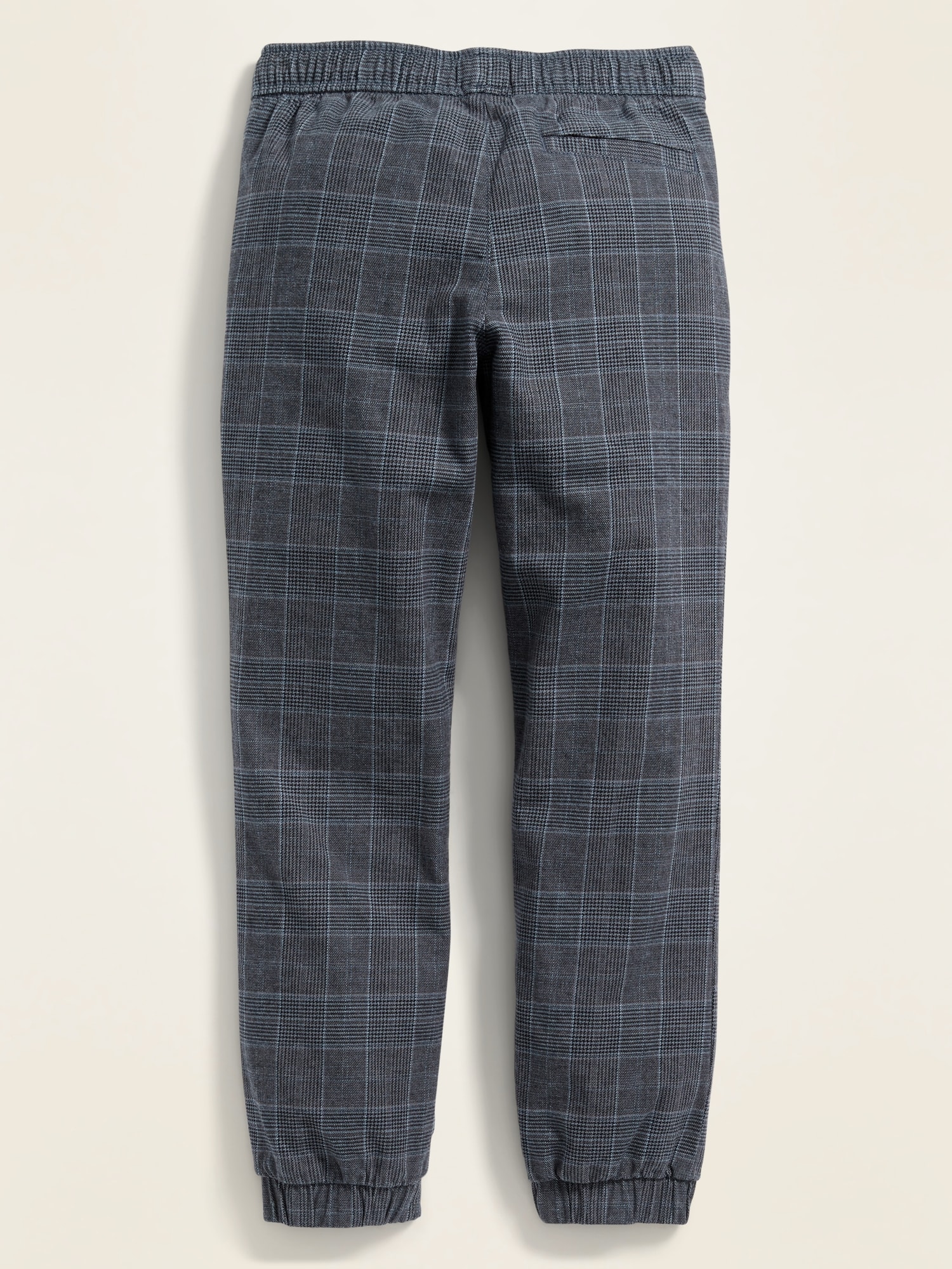 glen plaid joggers