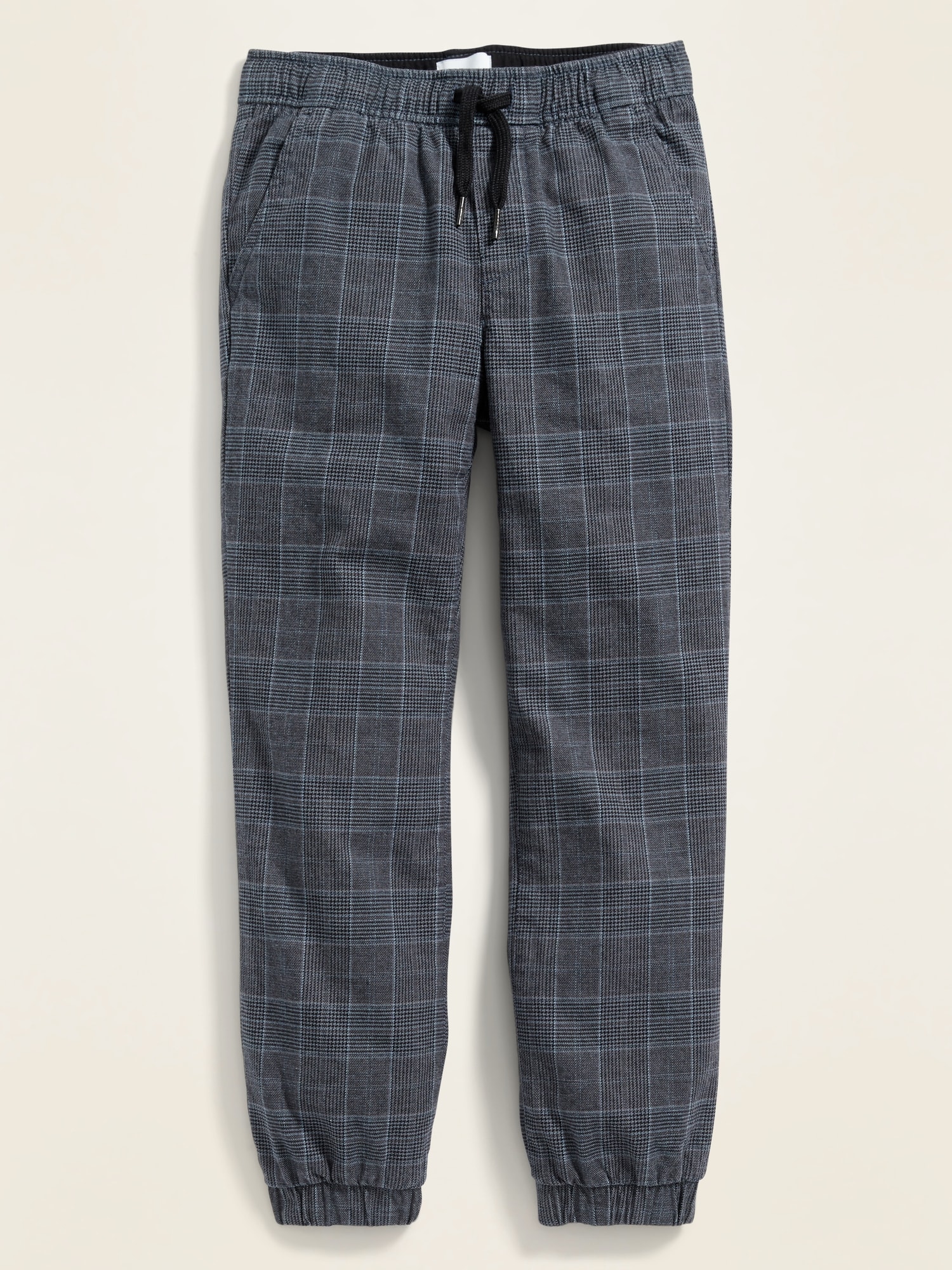 Boys discount plaid joggers