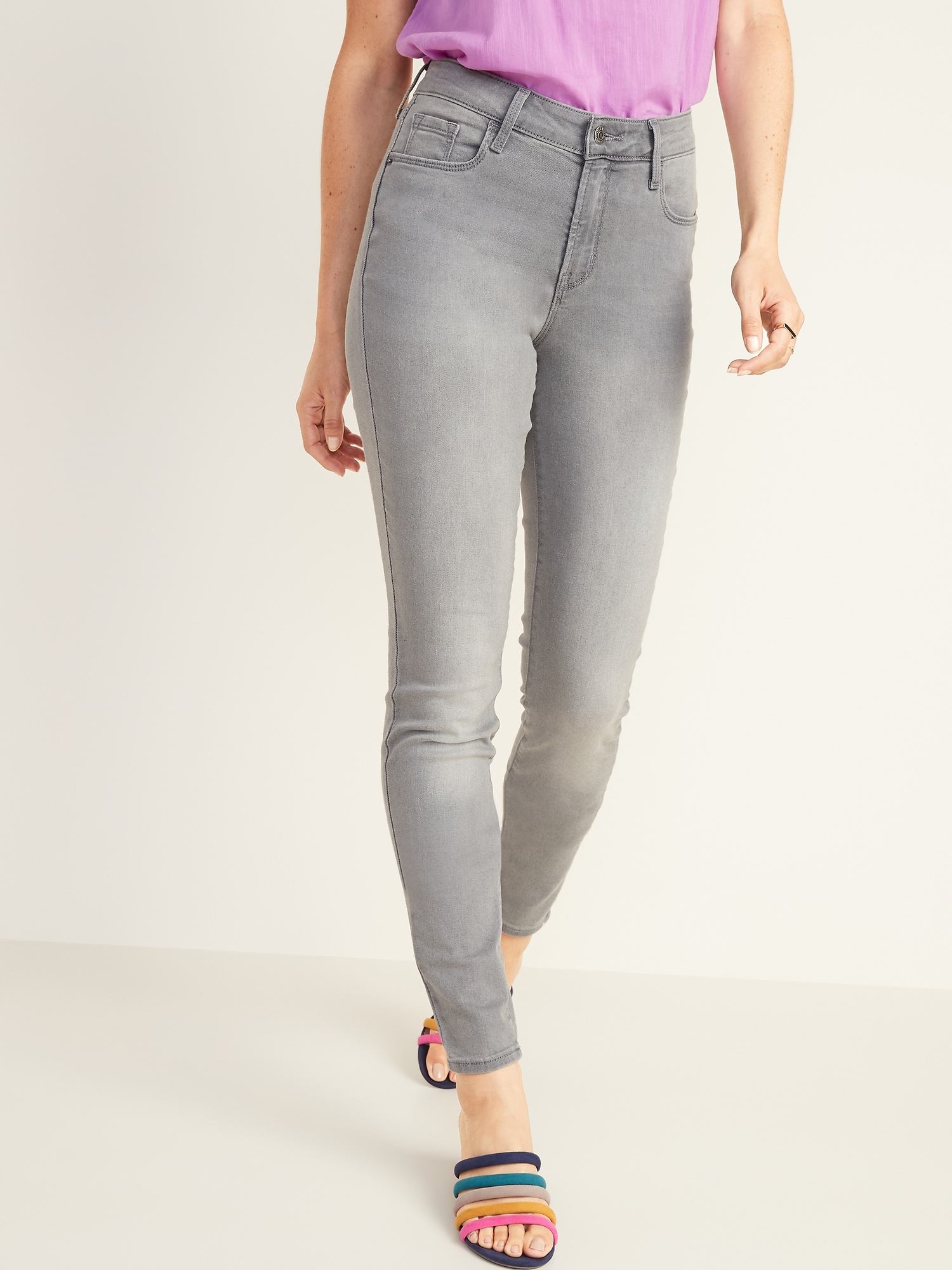 grey wash jeans womens