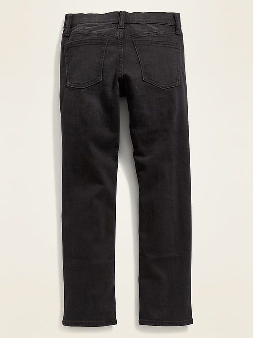 View large product image 2 of 3. Karate Distressed Built-In Tough Black Jeans for Boys