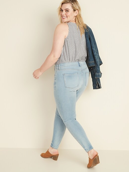 Image number 2 showing, High-Waisted Built-In Sculpt Plus-Size Rockstar 24/7 Jeans