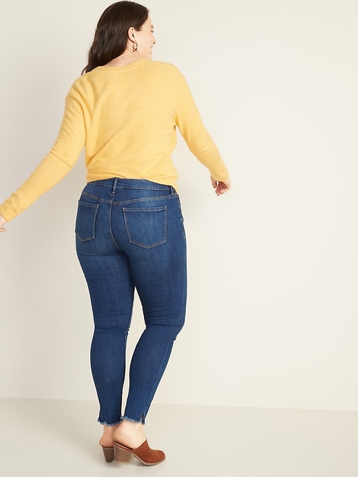 Image number 7 showing, Mid-Rise Rockstar Super Skinny Ankle Jeans for Women