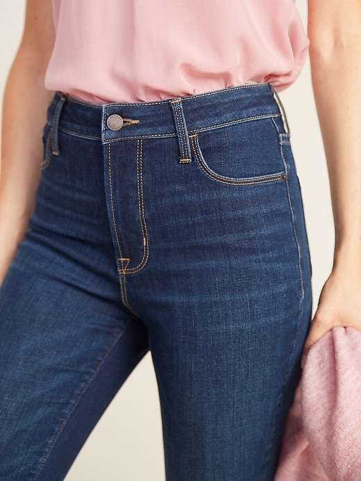 Image number 4 showing, High-Waisted Rockstar Super Skinny Jeans For Women