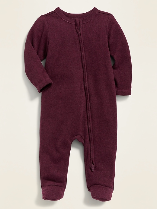 View large product image 1 of 2. Unisex Cozy Sleep & Play One-Piece for Baby