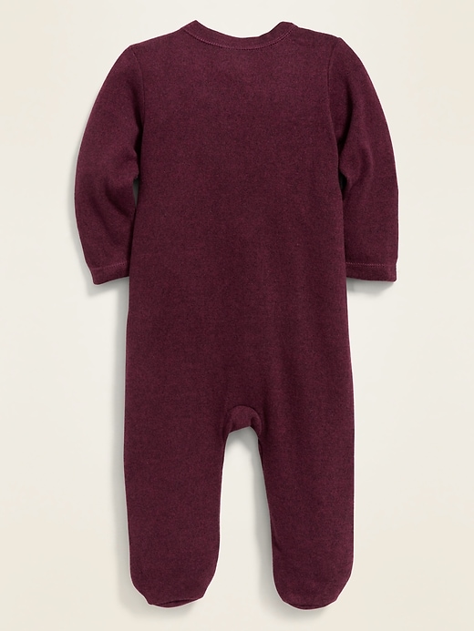 View large product image 2 of 2. Unisex Cozy Sleep & Play One-Piece for Baby