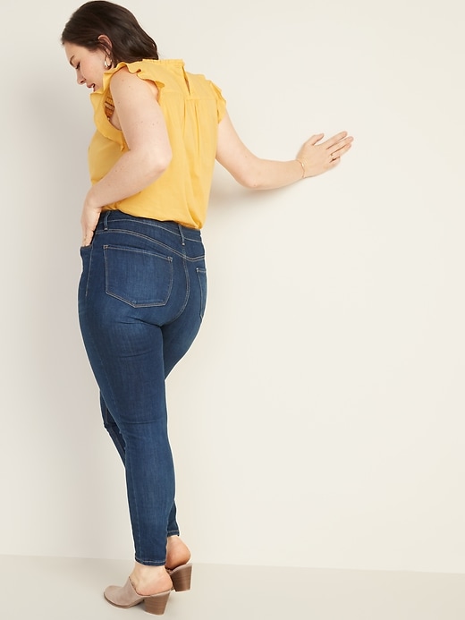 Image number 7 showing, High-Waisted Rockstar Super Skinny Jeans For Women