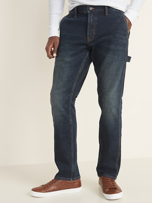 View large product image 1 of 3. Straight Built-In Flex Carpenter Jeans