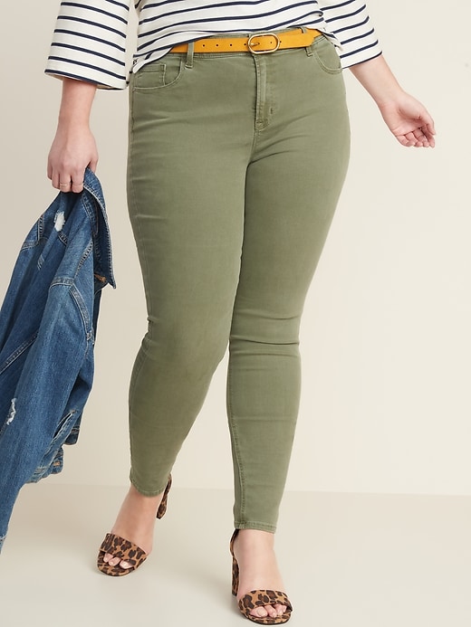 Image number 4 showing, Mid-Rise Pop-Color Rockstar Super Skinny Jeans for Women