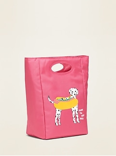Graphic Canvas Lunch Tote