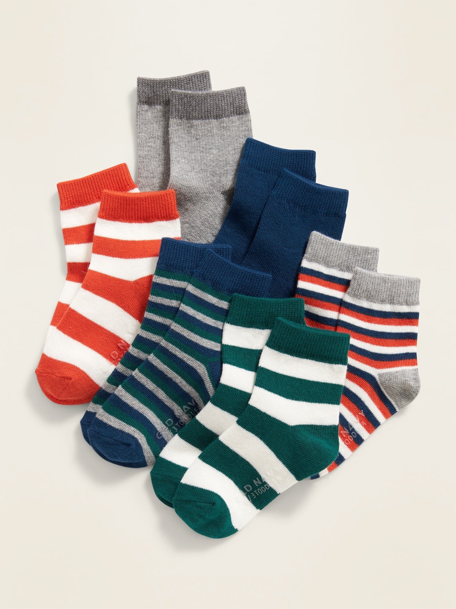 Crew Socks 6-Pack for Toddler Boys & Baby