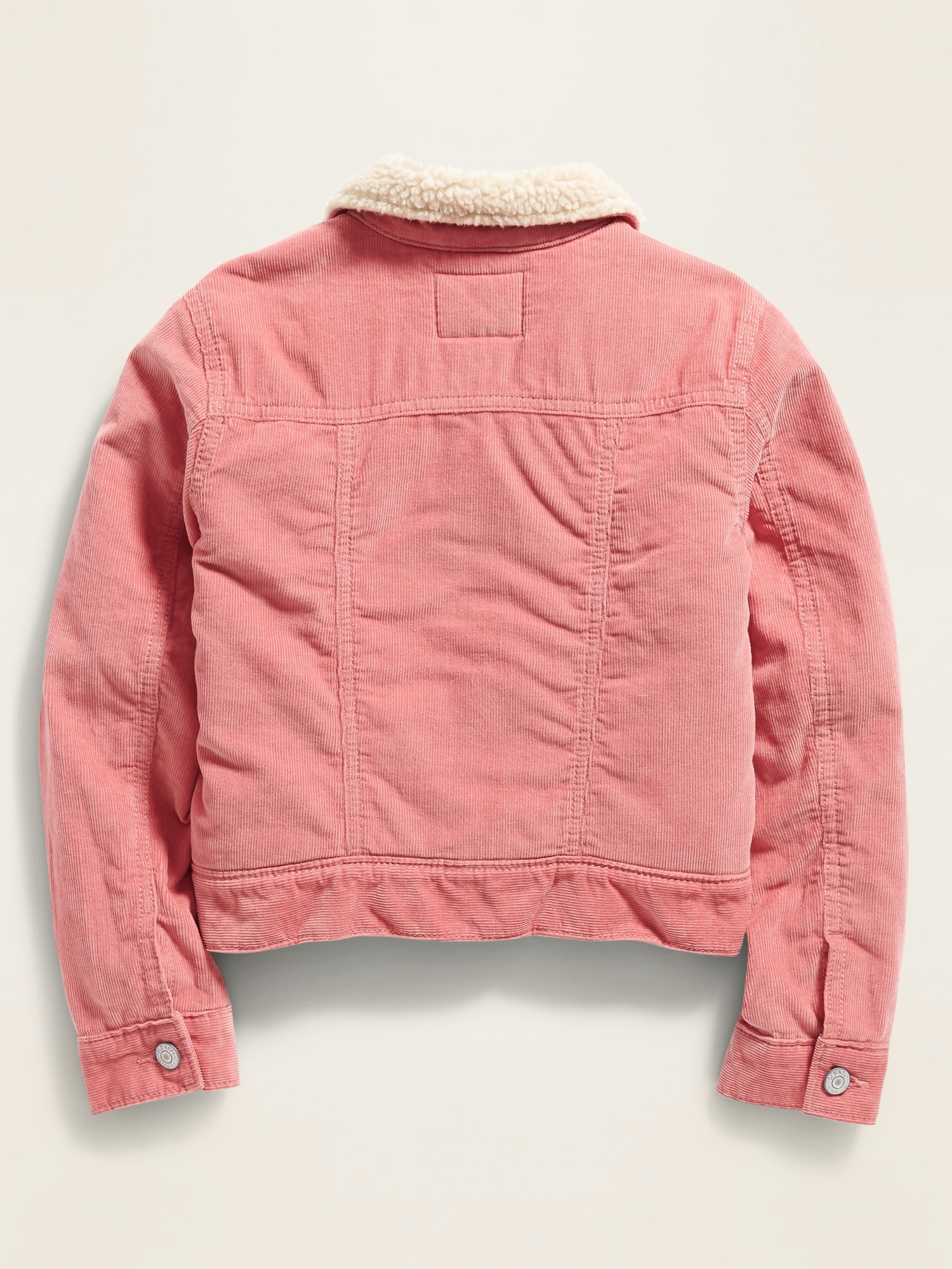 pink corduroy sherpa jacket