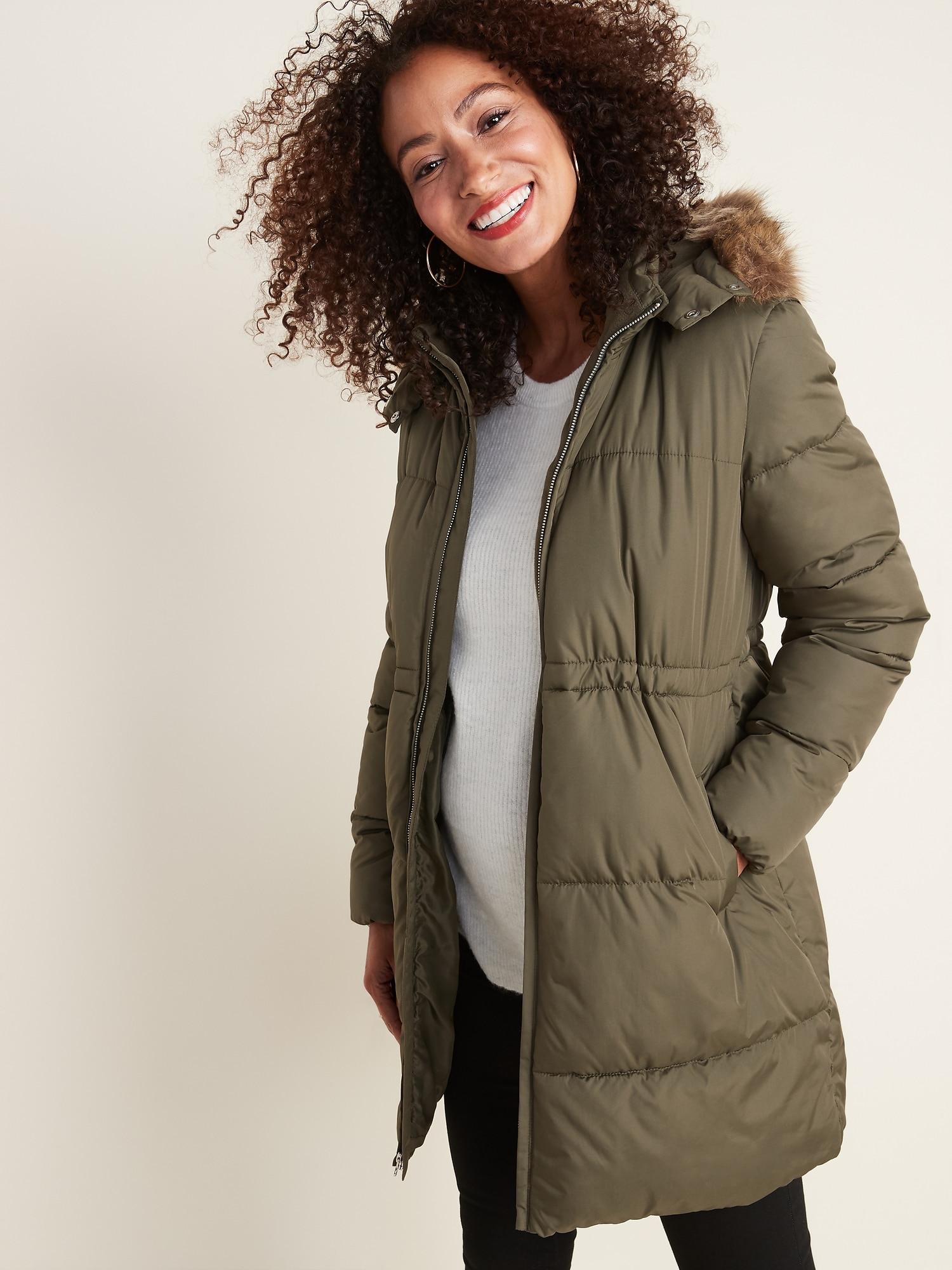 old navy maternity puffer jackets