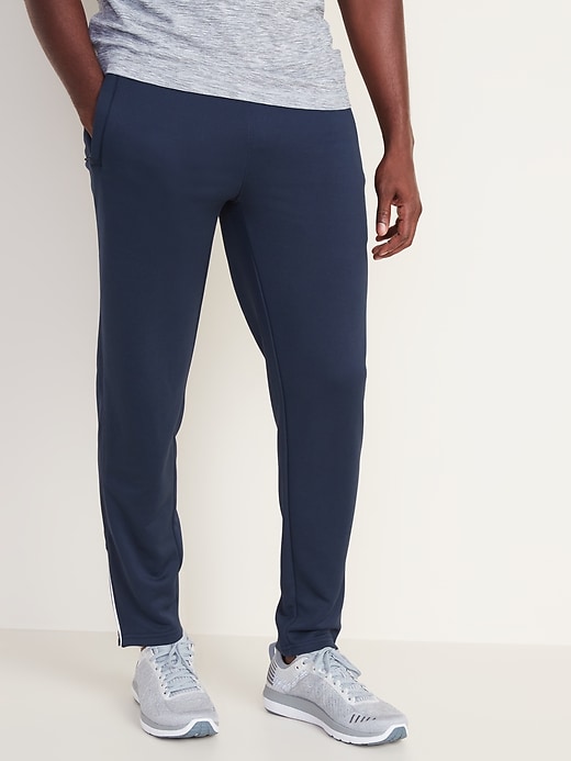 View large product image 1 of 2. Go-Dry French-Terry Run Pants