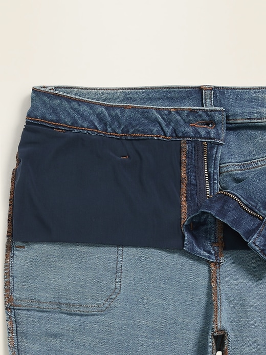 Image number 4 showing, High-Waisted Secret-Slim Pockets Plus-Size Rockstar Super Skinny Ankle Jeans