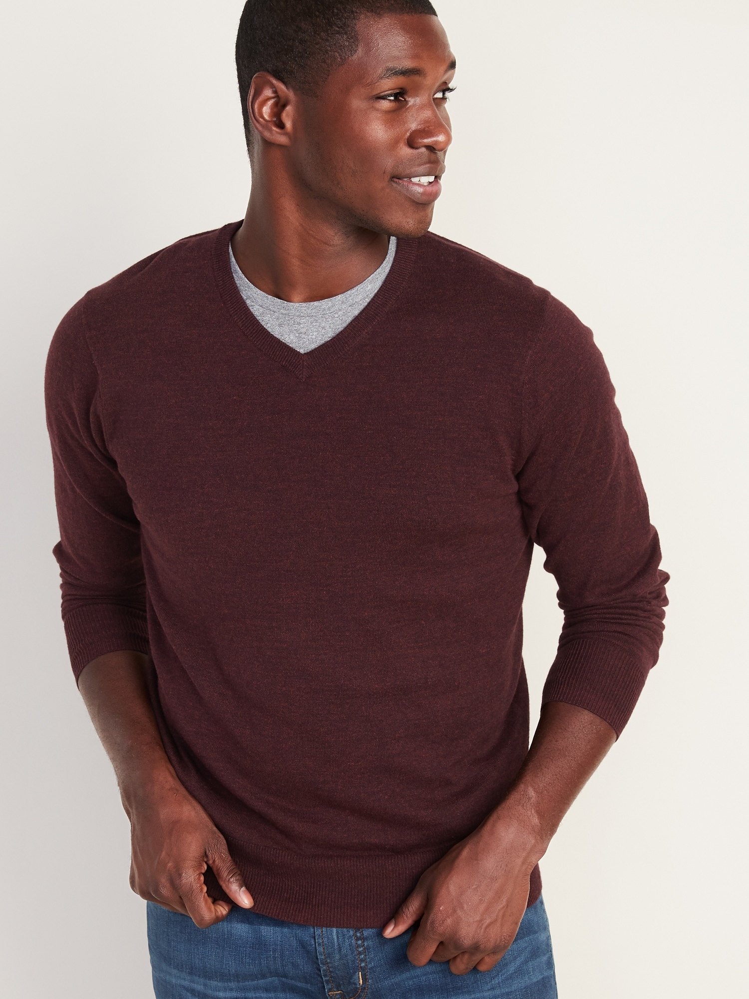 V Neck Sweater for Men Old Navy