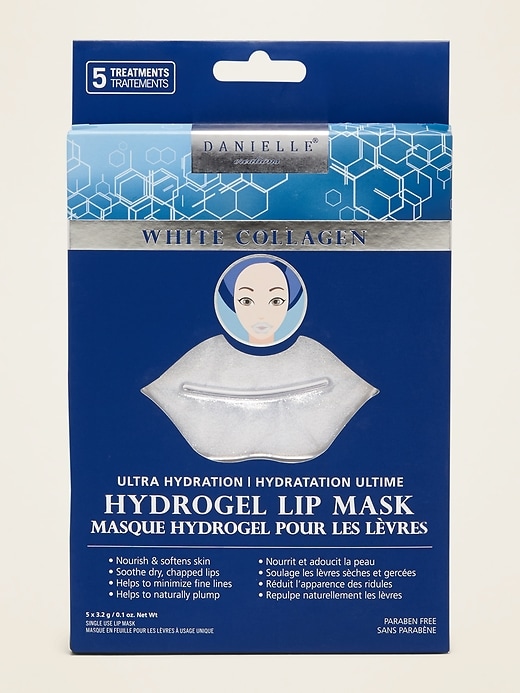 Voir une image plus grande du produit 1 de 2. Masque hydrogel au collagène pour les lèvres Danielle Creations®