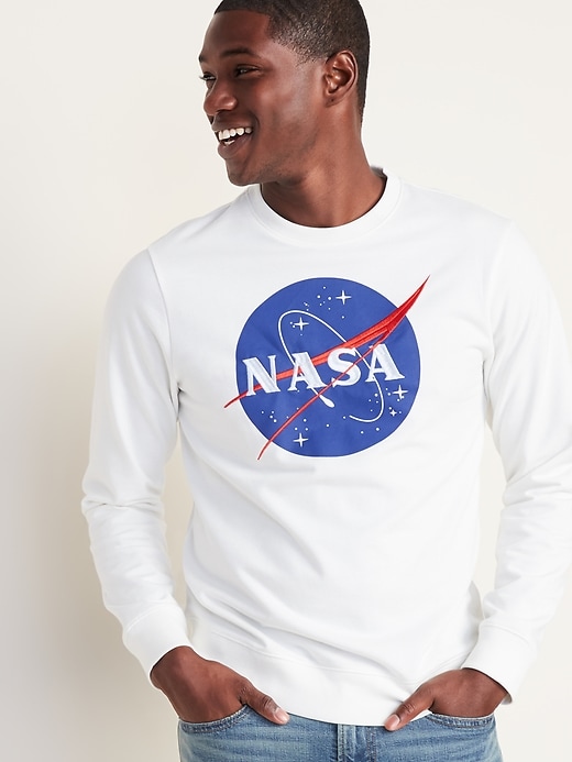 L'image numéro 1 présente Chandail en coton ouaté unisexe de la NASA