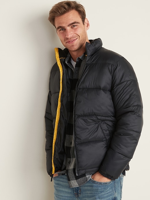 View large product image 1 of 1. Frost-Free Quilted Puffer Zip Jacket