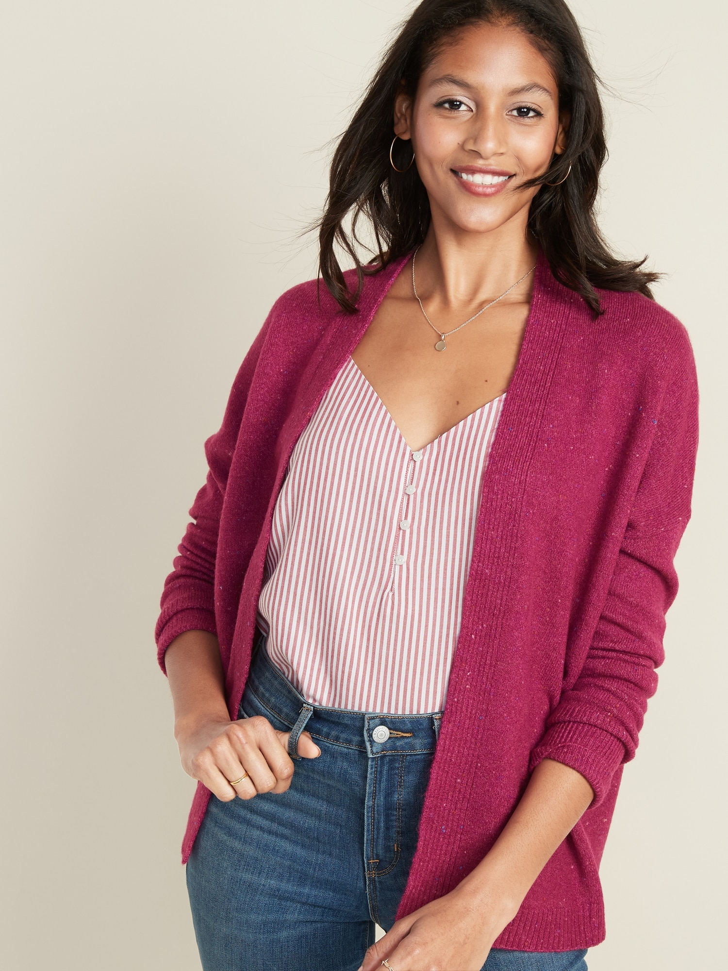 Pink deals cocoon cardigan