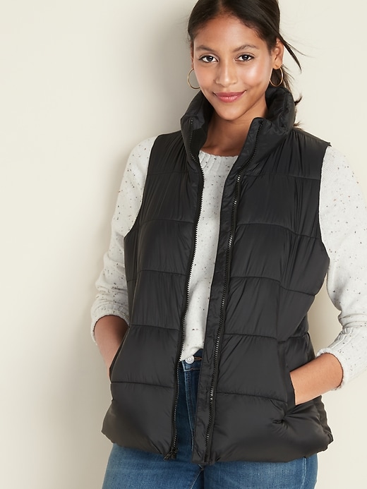 Frost free puffer vest sale