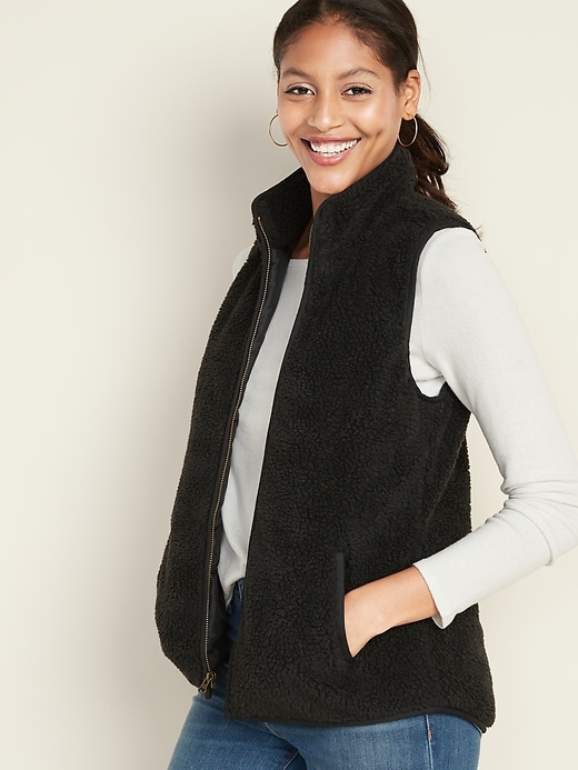 View large product image 1 of 1. Sherpa Vest for Women