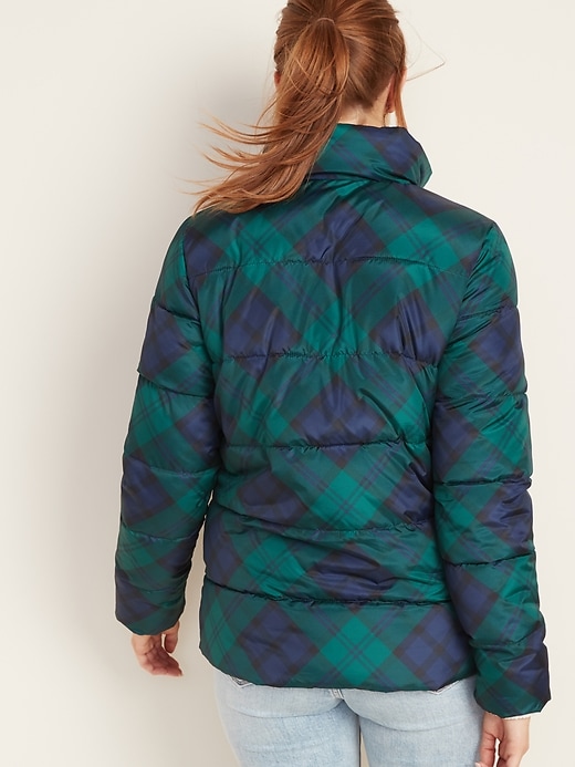Image number 2 showing, Frost-Free Patterned Puffer Jacket for Women