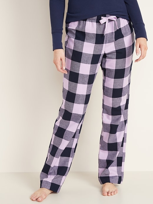 Patterned flannel pajama pants for women sale