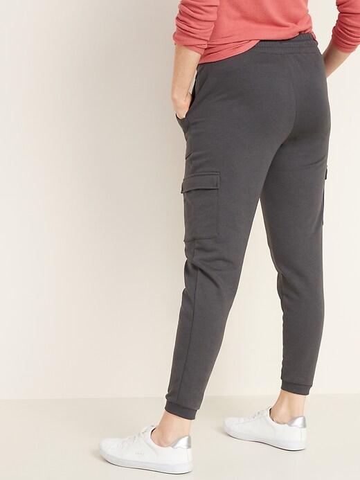 View large product image 2 of 2. French Terry Cargo Street Joggers for Women