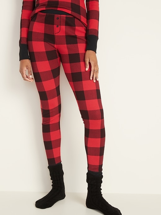 Thermal buffalo plaid pajamas sale