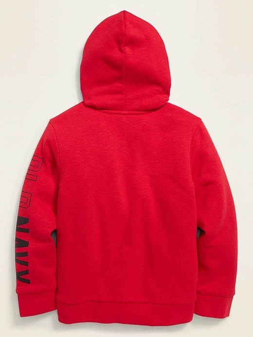 View large product image 2 of 2. Sherpa-Lined Zip Hoodie For Boys