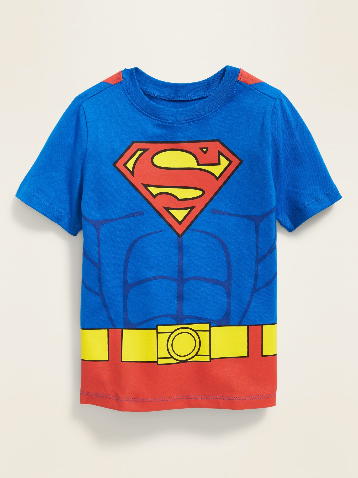 NEW Boys Superman Graphic T Shirt Size 4 Blue Top DC Comics Super Hero Tee