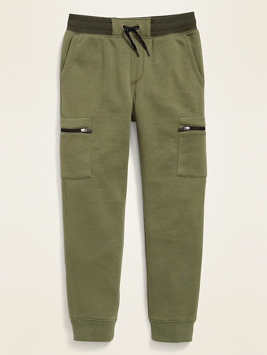 Voir une image plus grande du produit 1 de 1. Pantalon d’entraînement avec coulisse fonctionnelle et poche à glissière pour garçon