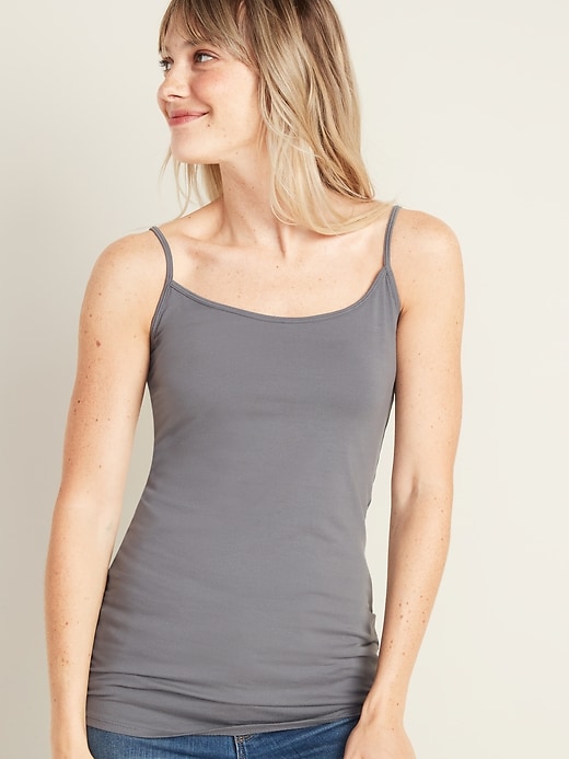 Old Navy First-Layer Tunic Cami Tops for Women gray. 1