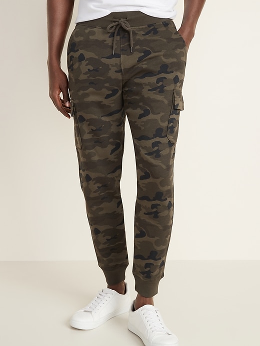 old navy mens khaki joggers