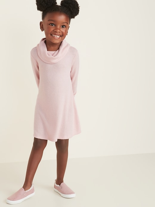 Cowl Neck Swing Dress for Toddler Girls Old Navy