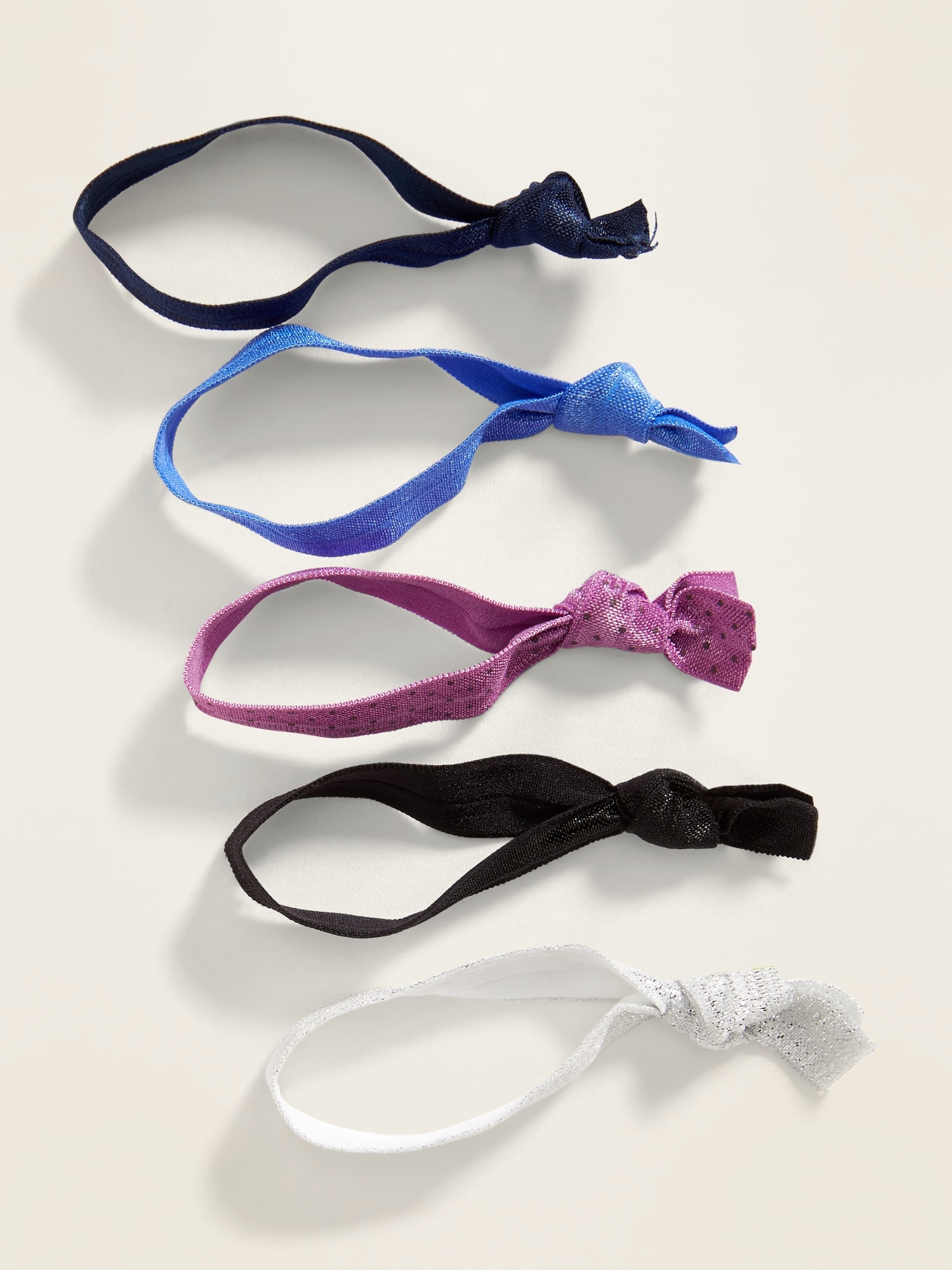 Elastic Ribbon Hair Ties 5 Pack For Women Old Navy
