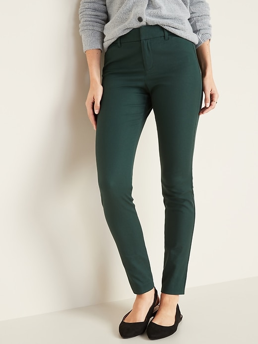 View large product image 1 of 3. Mid-Rise Full-Length Pixie Pants for Women