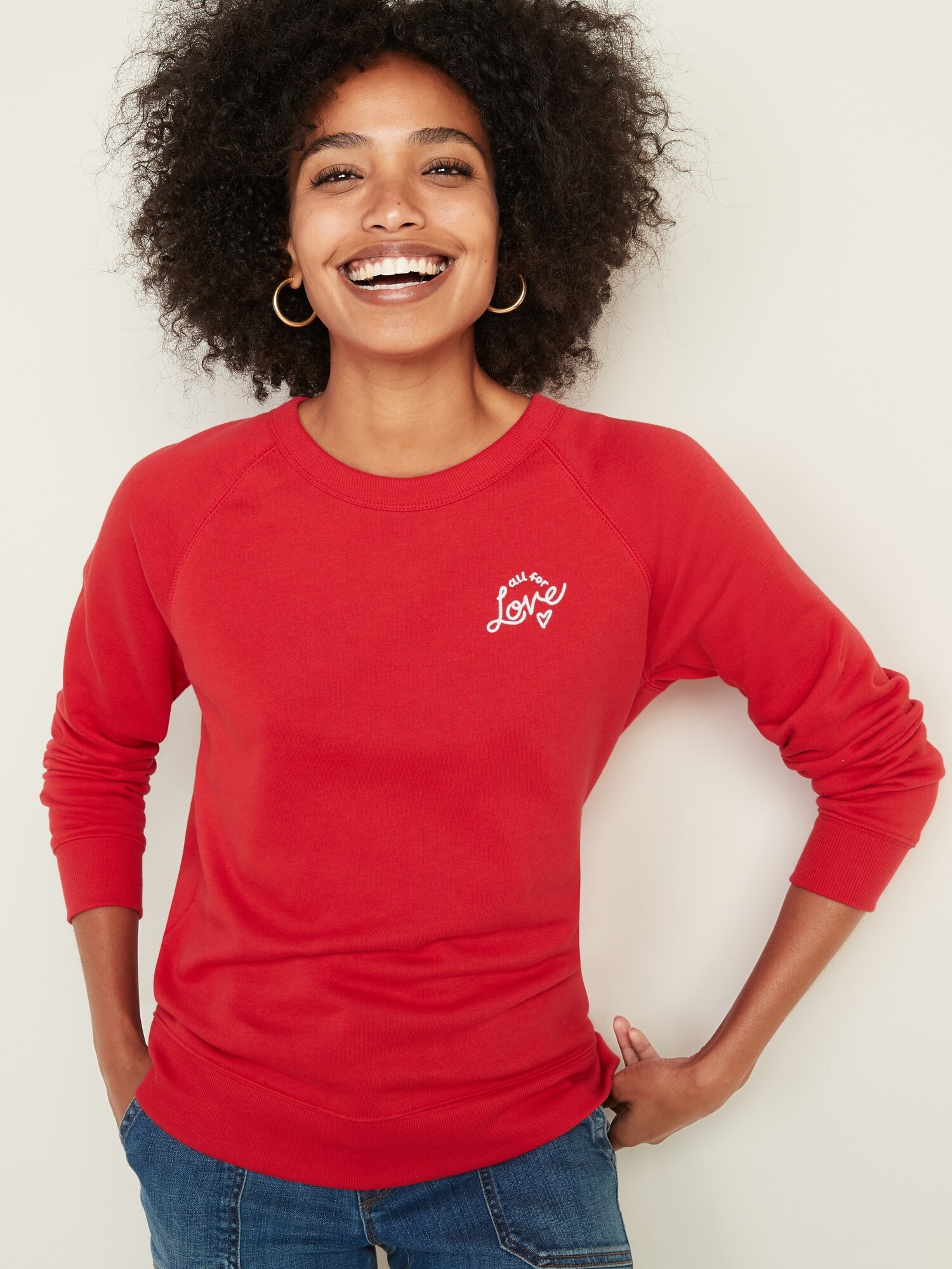 old navy love sweatshirt