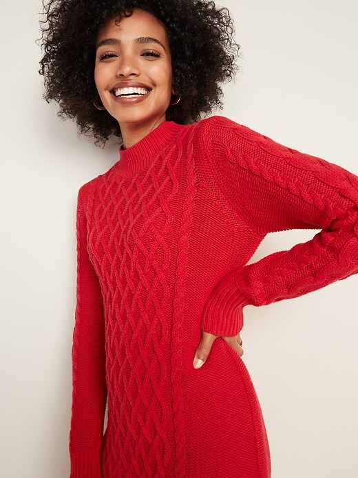 wrap knit sweater dress Lovestitch Long Sleeve Wrap Sweater Dress in Navy at Nordstrom Rack, Size Large
