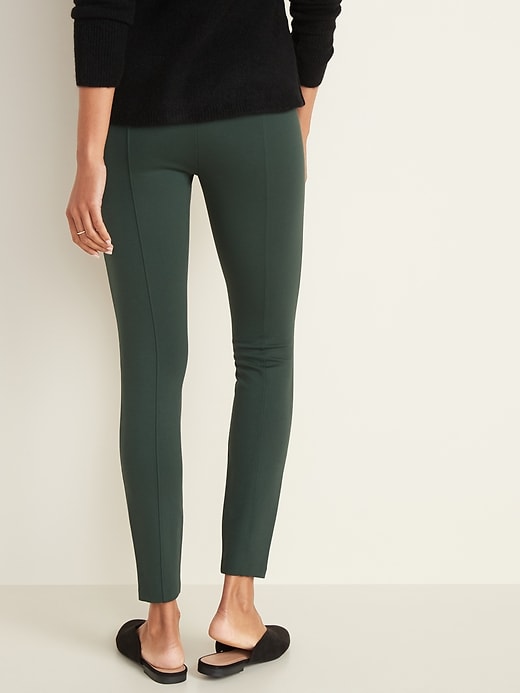 High-Rise Stevie Sueded Ponte-Knit Pants for Women
