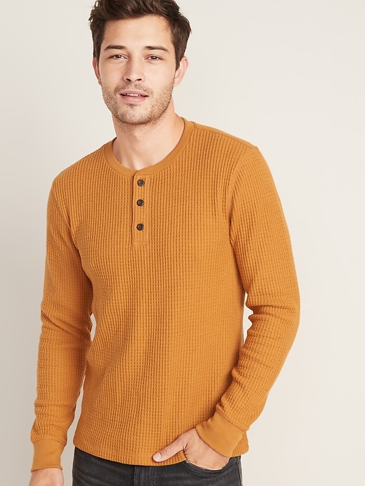 old navy thermal henley