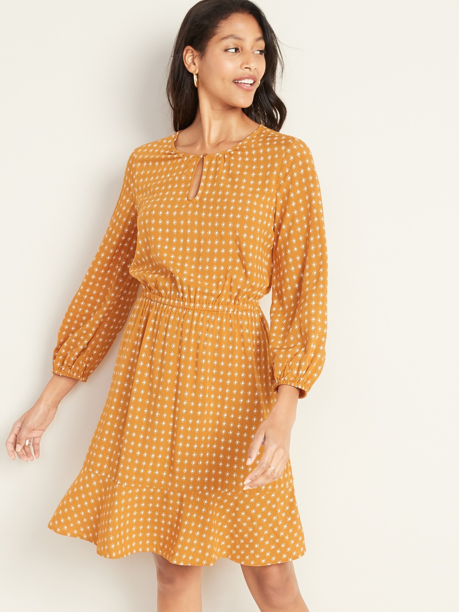 old navy waist defined dress