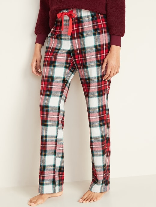 View large product image 1 of 2. Patterned Flannel Pajama Pants for Women