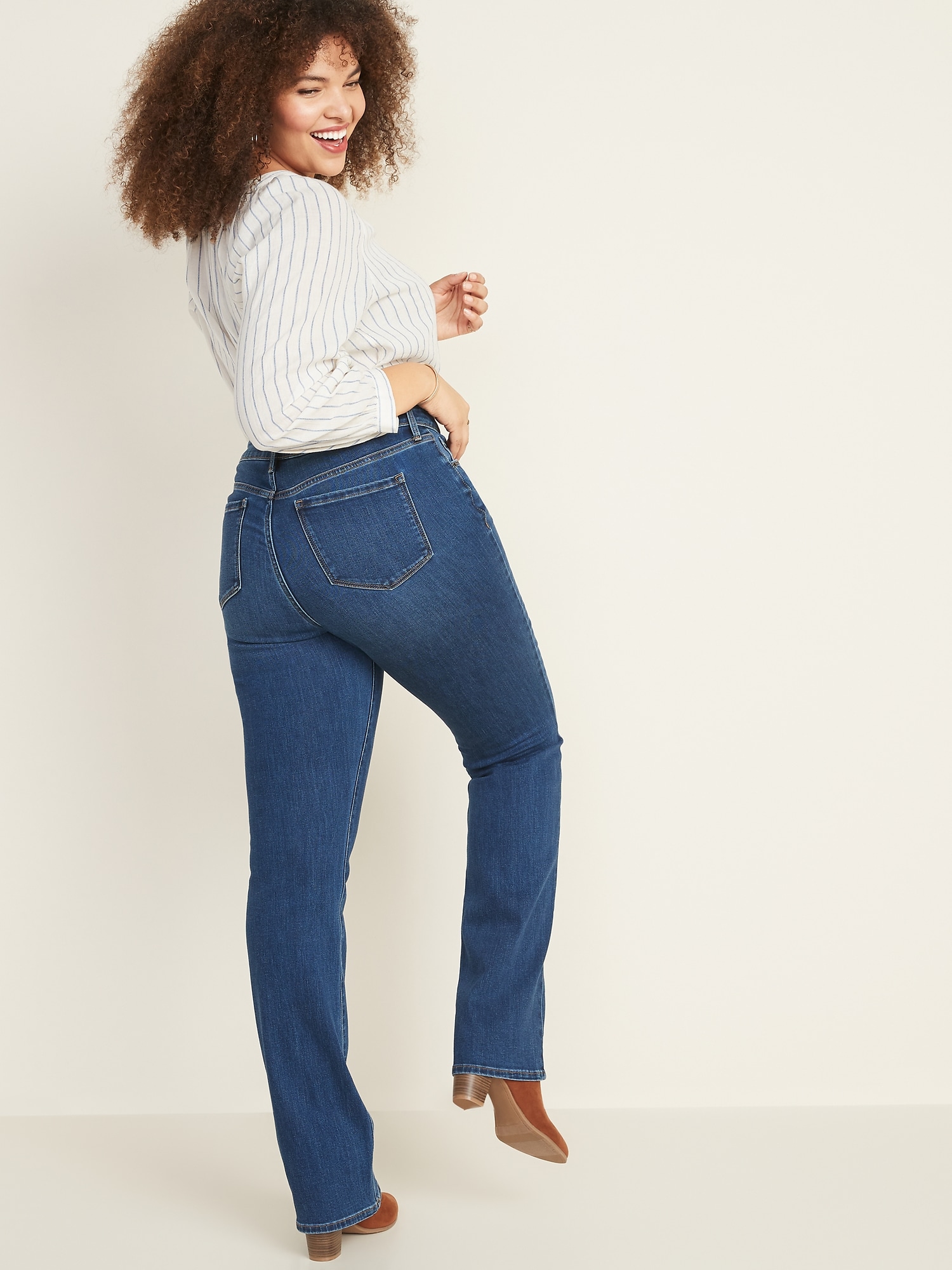 regular dark boot cut womens jeans 8 short