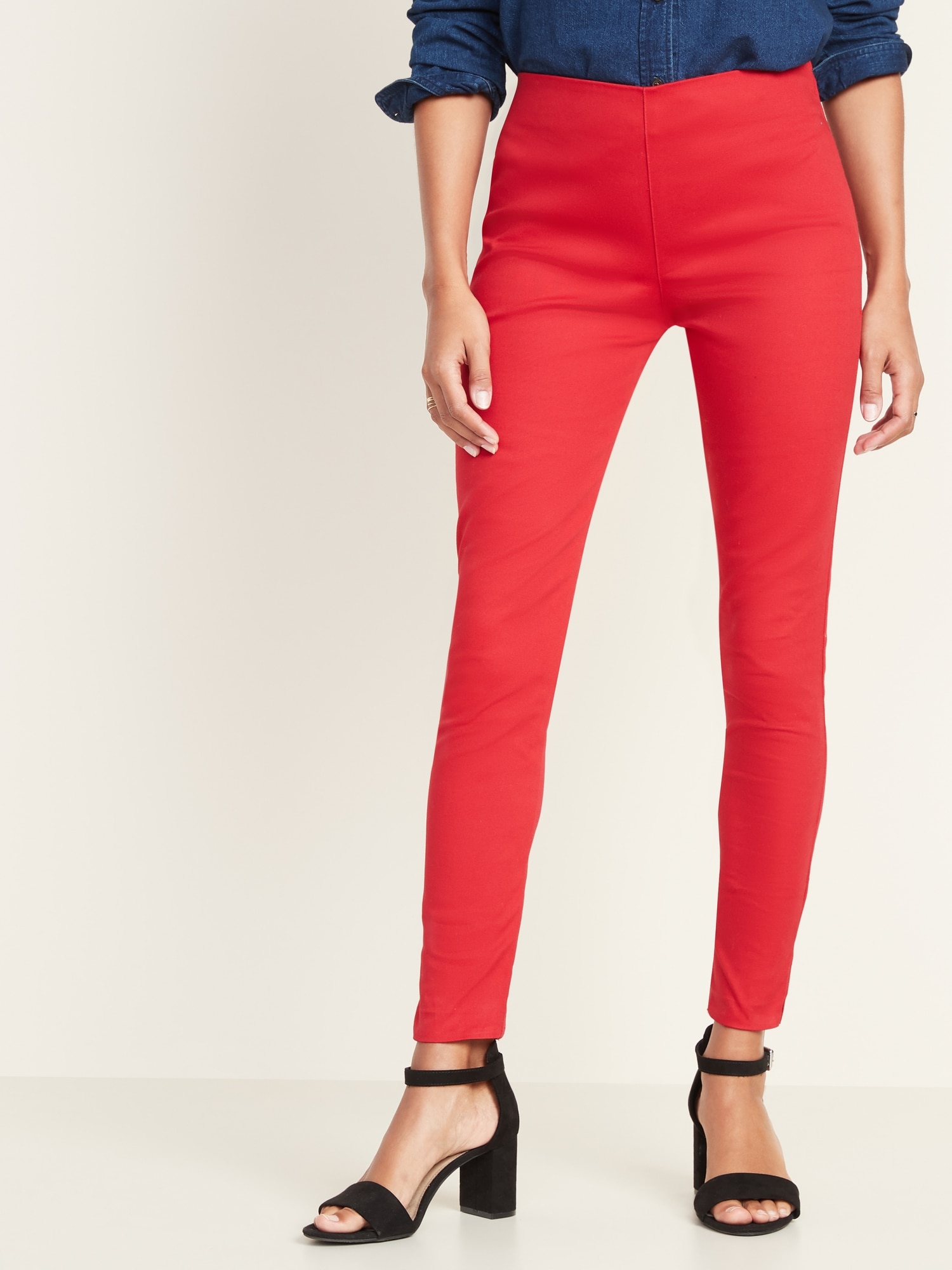 high rise super skinny ankle pants old navy