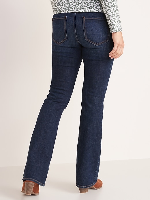 Image number 2 showing, Maternity Full-Panel Boot-Cut Jeans